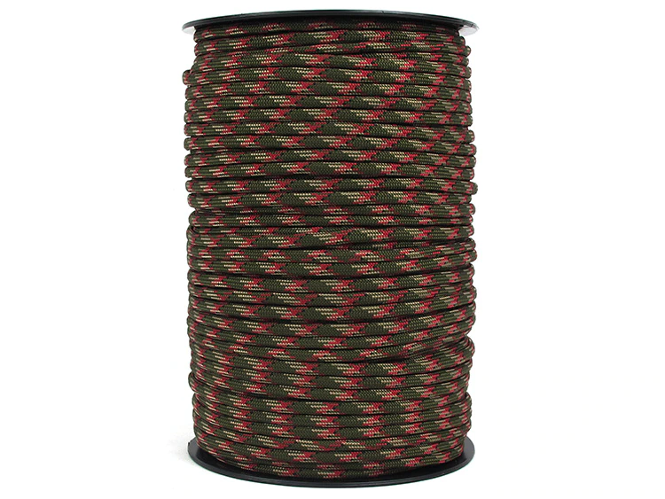 Cheap Goat Tents 650 Military Paracord 9 Strand 4mm Tactical Parachute Cord Camping Accessories DIY Weaving Outdoor Survival Equipment Tent Rope Paracord 